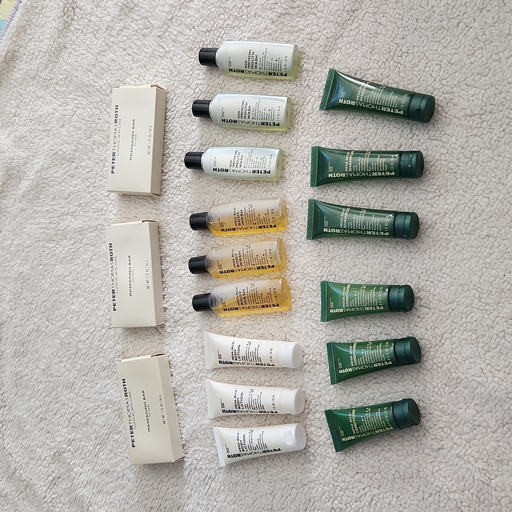 Huge lot (18 items) of new Peter Thomas Roth Mega-Rich bath products